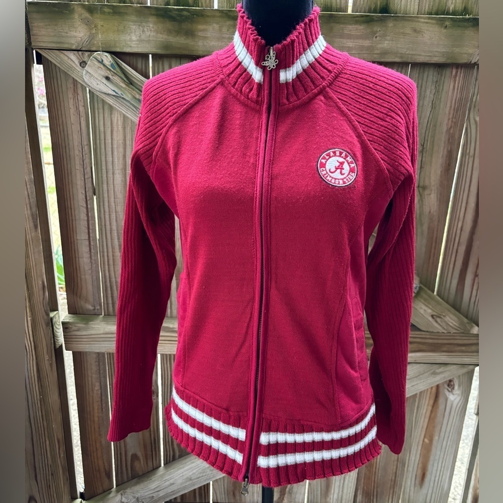 Touch by Alyssa Milano Alabama Crimson Tide Long Sleeve Full Zip Size S